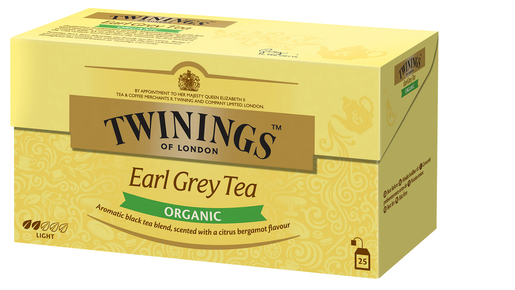 Twinings Earl Grey Luomu 25x2g musta tee&#160;
